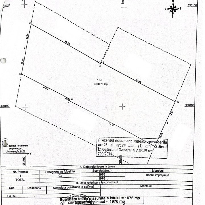 1980 mp cu autorizație construire Crangasi Giulești Lacul Morii