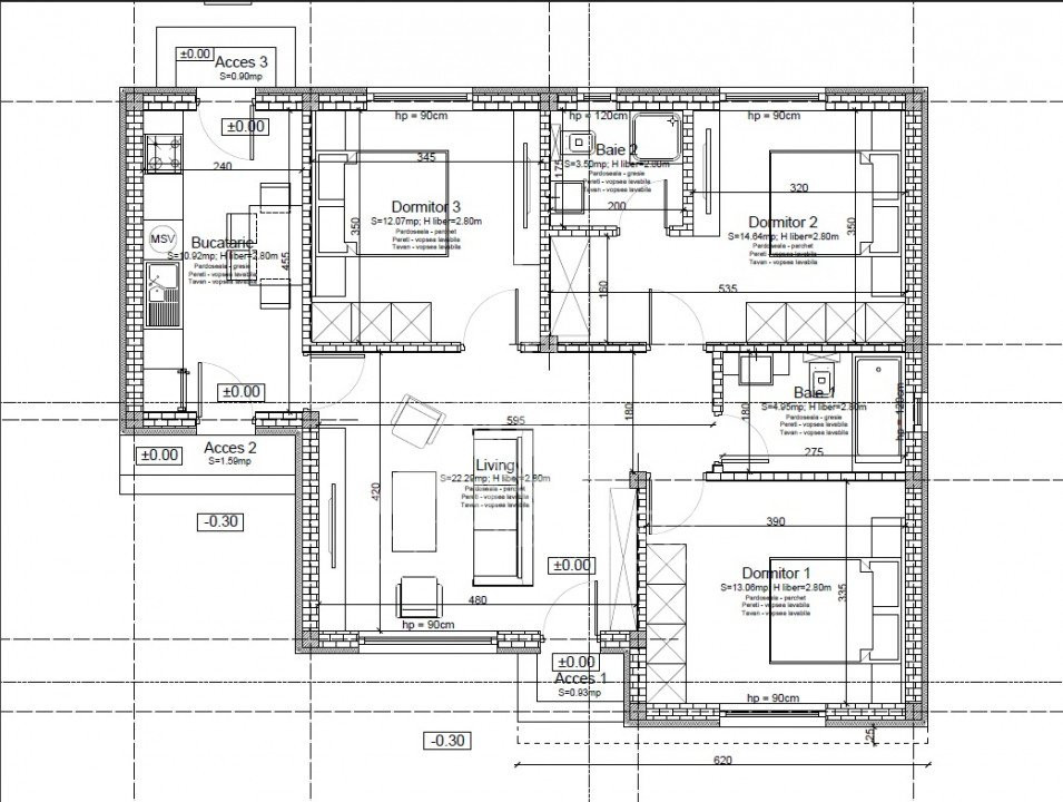 Vila individuala 4 camere, curte libera de 230 mp, incalzire in pardoseala