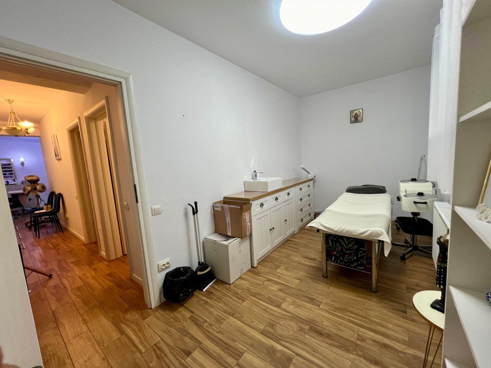 Apartament 3 camere demisol Militari + Afacere la Cheie Salon Infrumusetare