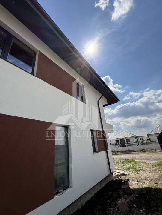 PROMOTIE! Ansamblu vile 2025, curte 220mp, finisaje premium Otopeni