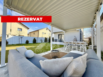 REZERVATA! Vila superba 4 camere + teren 560 mp mobilata Bragadiru