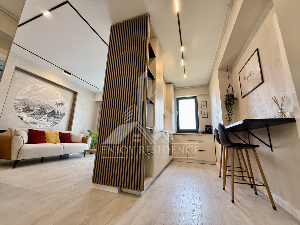 2 camere ultramodern NOVUM 56, LOC DE PARCARE, metrou 300m