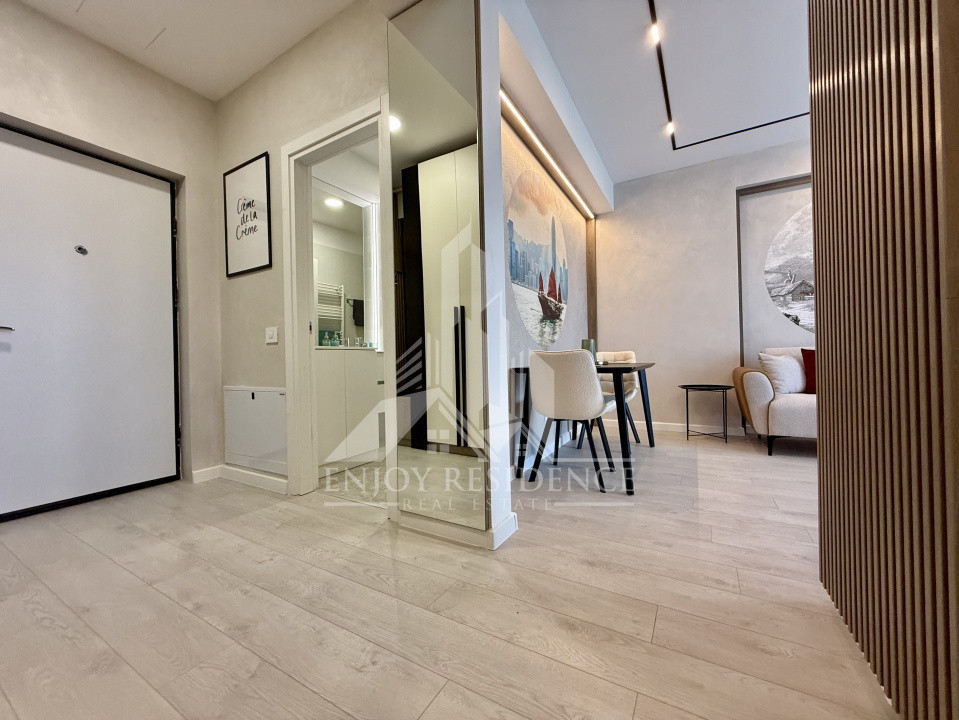 2 camere ultramodern NOVUM 56, LOC DE PARCARE, metrou 300m