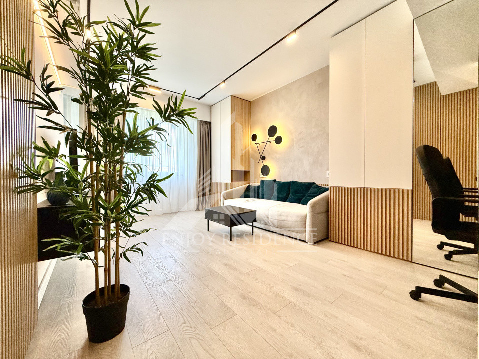 Garsoniera ultramoderna NOVUM 56, metrou 300m, TOTUL NOU