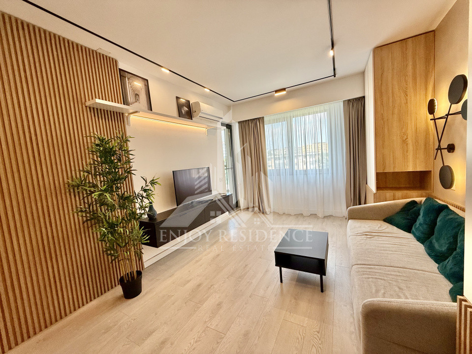 Garsoniera ultramoderna NOVUM 56, metrou 300m, TOTUL NOU