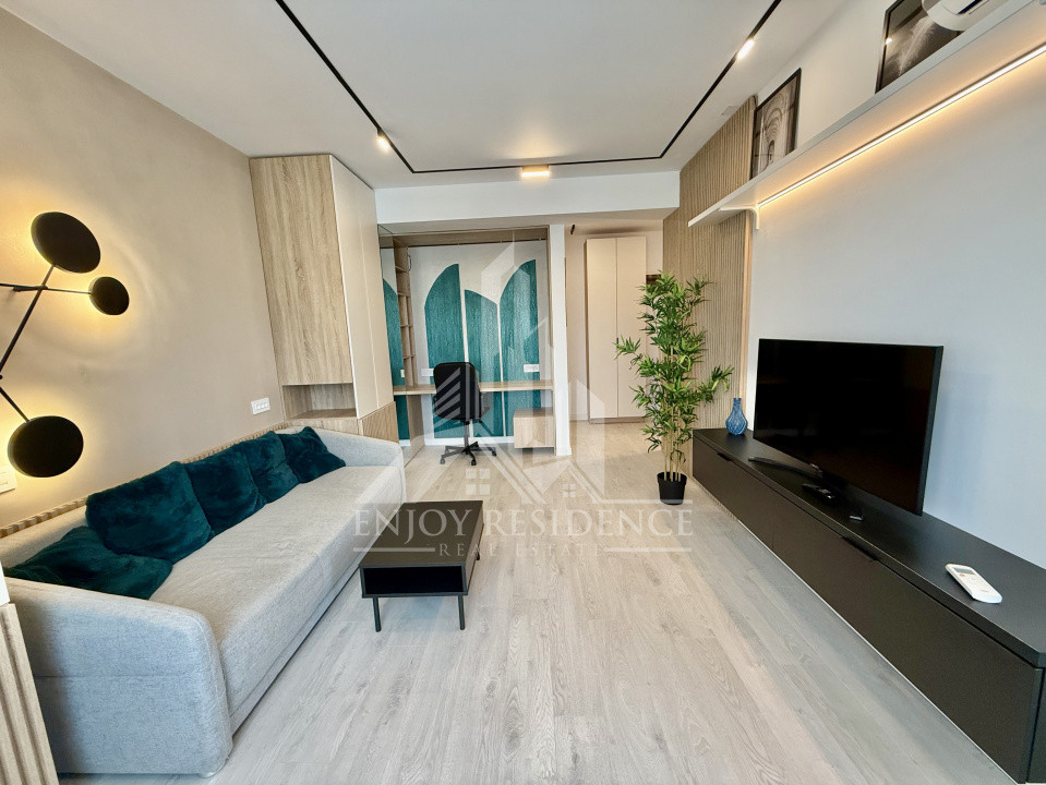 Garsoniera ultramoderna NOVUM 56, metrou 300m, TOTUL NOU