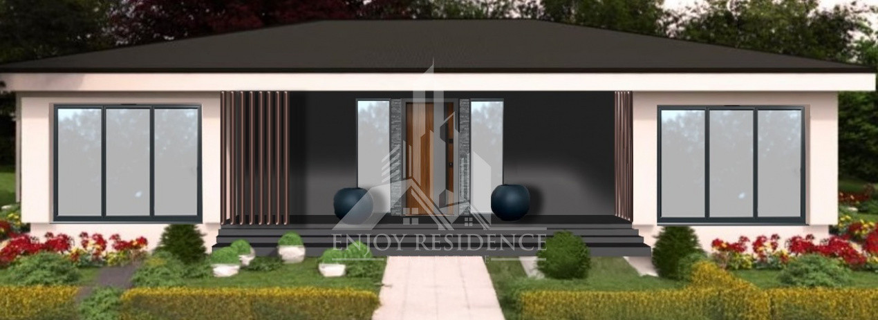 Ansamblu case individuale pe parter 2026 | Curte 400mp | Domnesti