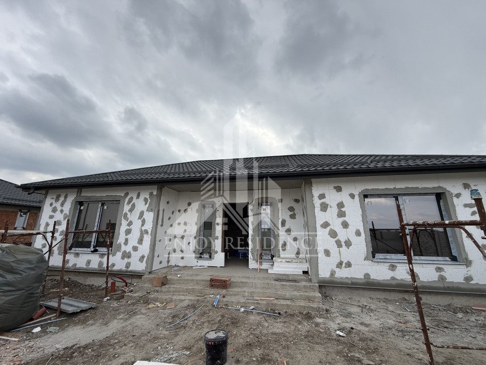 Ansamblu case individuale pe parter 2026 | Curte 400mp | Domnesti