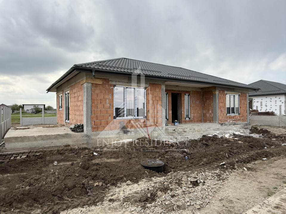 Ansamblu case individuale pe parter 2026 | Curte 400mp | Domnesti